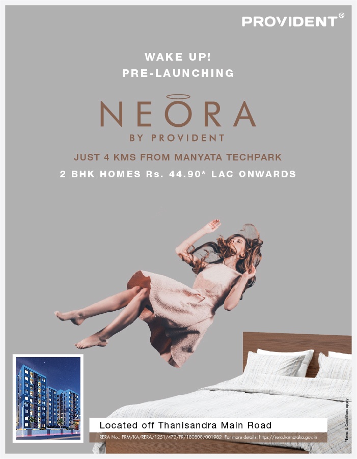 Pre-launching Provident Neora with 2 BHK homes in Bangalore